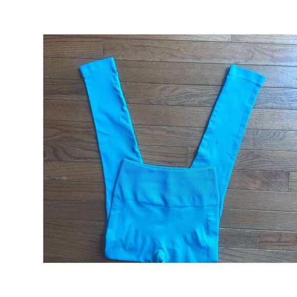 Lululemon Flow and Go Crop Teal Size SMALL - Picture 4 of 12